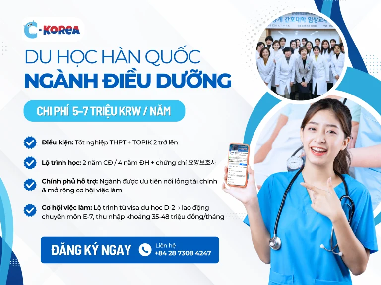 CKOREA Du học Điều dưỡng Hàn Quốc