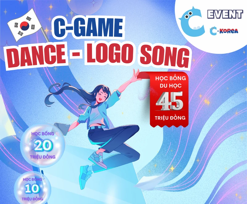 Poster cuộc thi C-GAME Dance – Logo Song của C-Korea